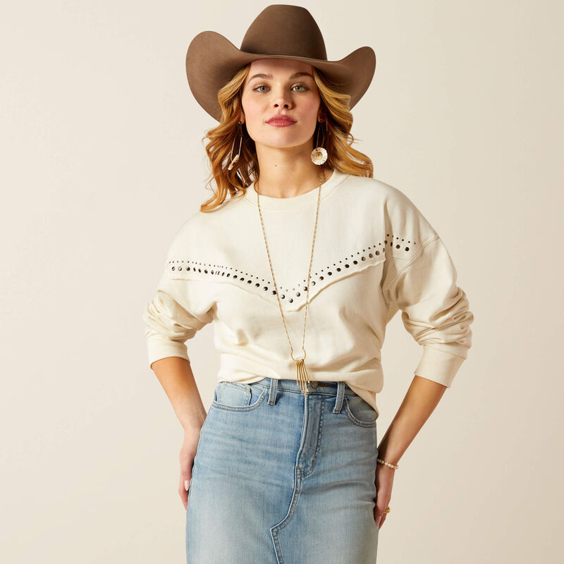 Ariat Moonstone Sweatshirt - Whisper White Whisper White