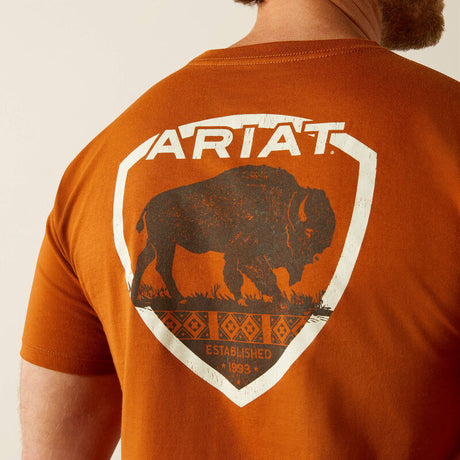 Ariat Buffalo West T-Shirt - Burnt Umber Burnt Umber /  / Regular