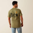 10054509 Mns Rebar Cotton Strong Buddy T-shirt - Sage Heather Sage heather