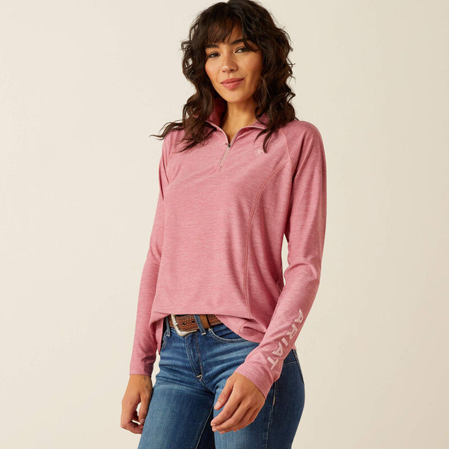 10054521 Wms Laguna 1/4 Zip - Rose Wine Rose wine