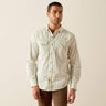 10054705 Mns Hanford Retro Fit Shirt - Cream Cream