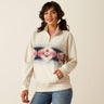 10054914 Wms Logo 1/2 Zip Sweatshirt - Oatmeal Heather Oatmeal heather