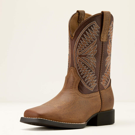 Ariat International Yth Ruidoso Western Boot Pearl