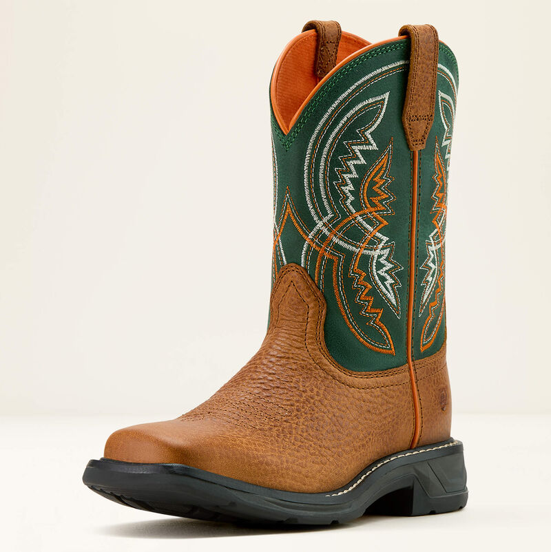 Ariat International Yth Workhog Xt Coil Western Boot Honey tan