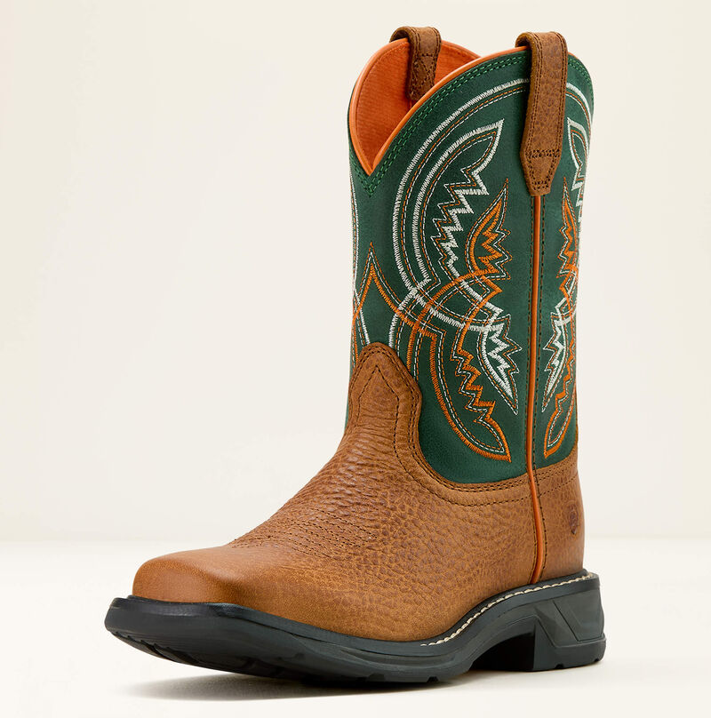 Ariat International Yth Workhog Xt Coil Western Boot Honey tan