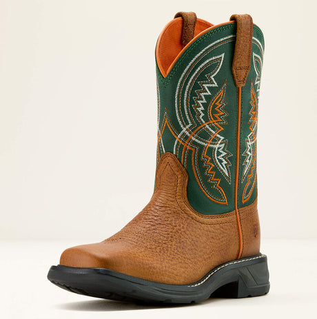 Ariat International Yth Workhog Xt Coil Western Boot Honey tan