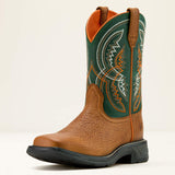 Ariat International Yth Workhog Xt Coil Western Boot Honey tan