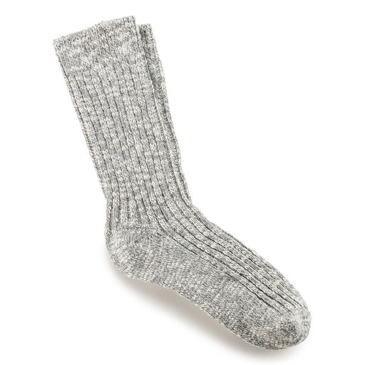 Birkenstock Women's Cotton Slub Sock Gray/white