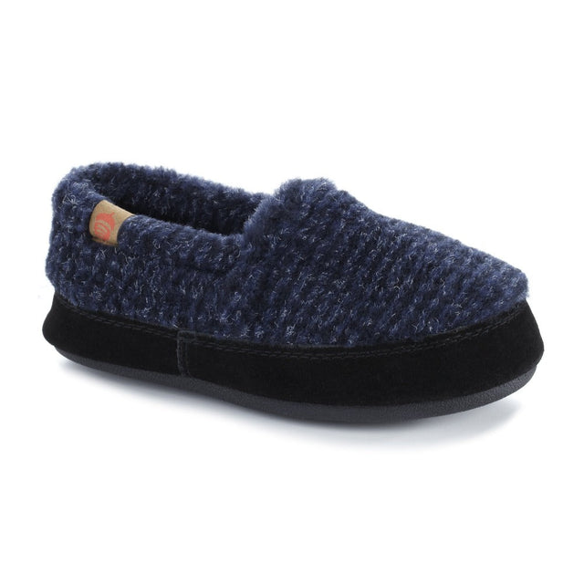 Kids' Original Acorn Moccasins Blue Check