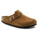 Birkenstock Boston Soft Footbed Suede Leather Clog - Mink Mink