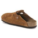 Birkenstock Boston Soft Footbed Suede Leather Clog - Mink Mink