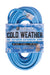 Electryx 12 Gauge Cold Weather Outdoor Extension Cord - Blue 100FT / Blue