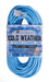 Electryx 14 Gauge Cold Weather Outdoor Extension Cord - Blue 100FT / Blue