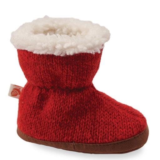 Acorn Toddlers' Ragg Wool Booties Red Ragg Wool
