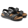 Birkenstock Men's Milano Rugged Oiled Leather Sandal Black oiled leather