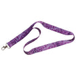 Hillman Lanyard Purple paisley