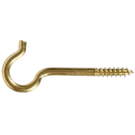 Hardware Essentials Ceiling Hook Brass / .135X2_1/16