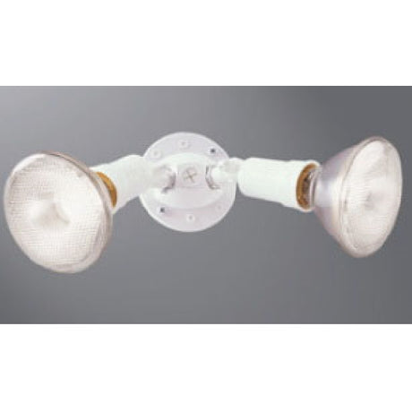 Eaton Lighting Twin-Head Flood Light White