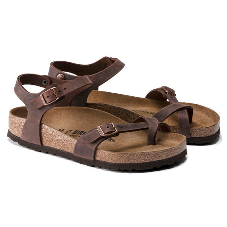 Birkenstock Women's Taormina Oiled Leather Sandal Habana