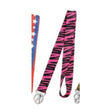 Hy-Ko Lanyard Pink zebra