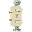 Pass & Seymour Double Combination Switch 15A