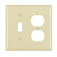Pass & Seymour Combination Wallplate 2G