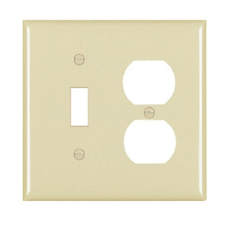 Pass & Seymour Combination Wallplate 2G