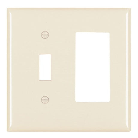 Pass & Seymour Combination Wallplate 2G