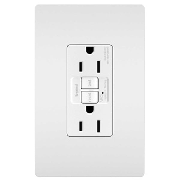 Pass & Seymour AFCI Receptacle White /  / 15A
