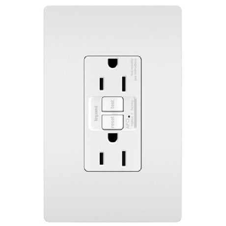 Pass & Seymour AFCI Receptacle White /  / 15A