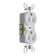 Pass & Seymour Duplex Receptacle White / 15A