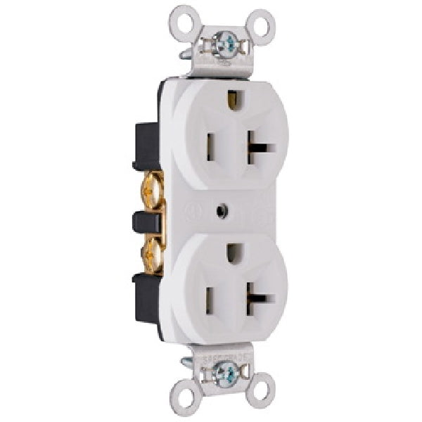 Pass & Seymour Duplex Receptacle White / 20A