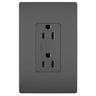 Pass & Seymour Duplex Receptacle Black