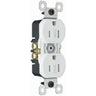 Pass & Seymour Duplex Receptacle White / 15A