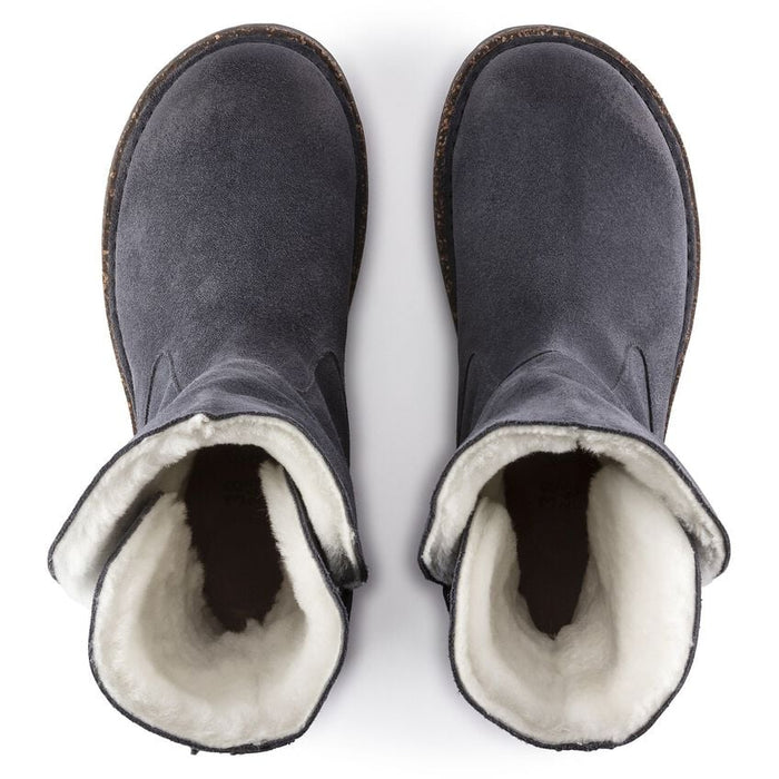 Birkenstock Uppsala Shearling Suede Leather Boot - Graphite Graphite