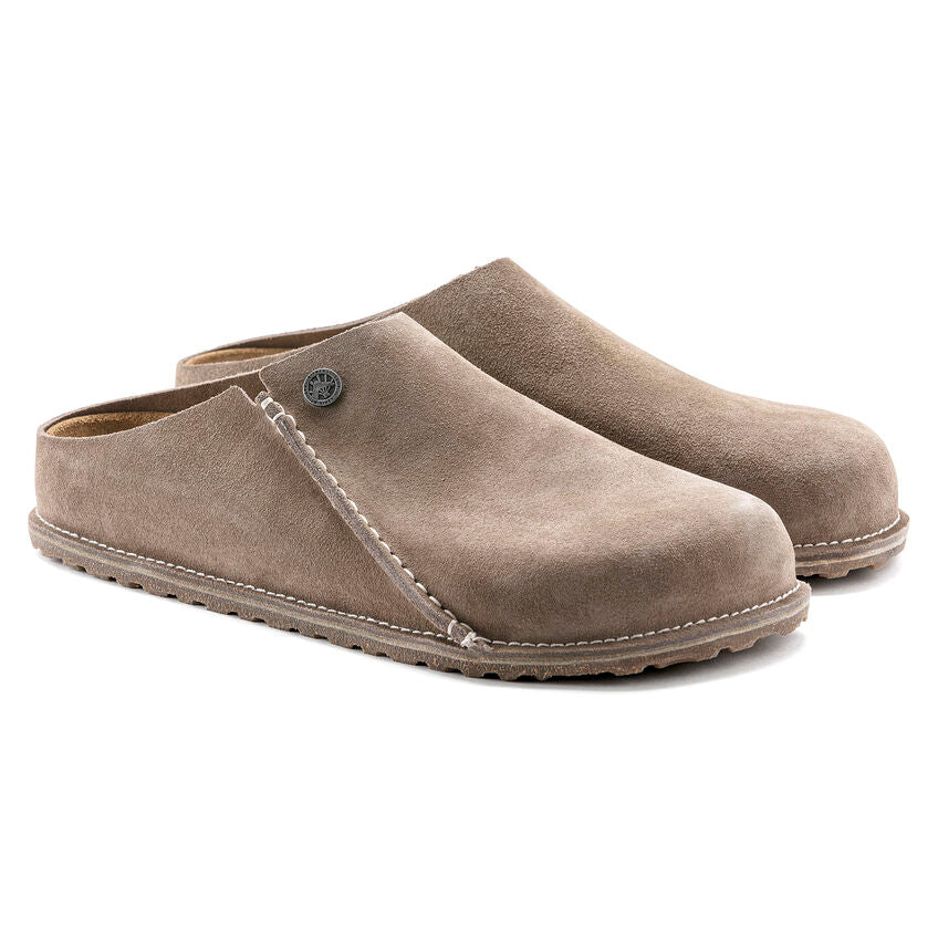 Birkenstock Zermatt Premium Suede Leather Clog Gray taupe