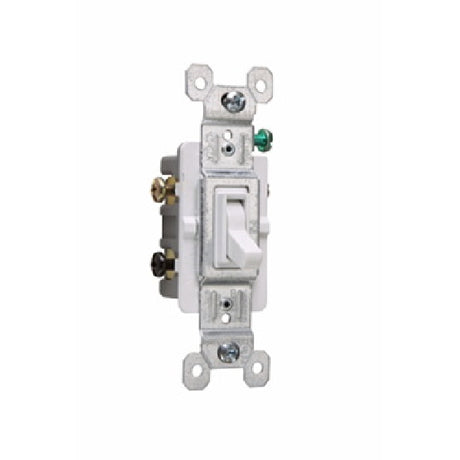Pass & Seymour Toggle Switch White / 15A