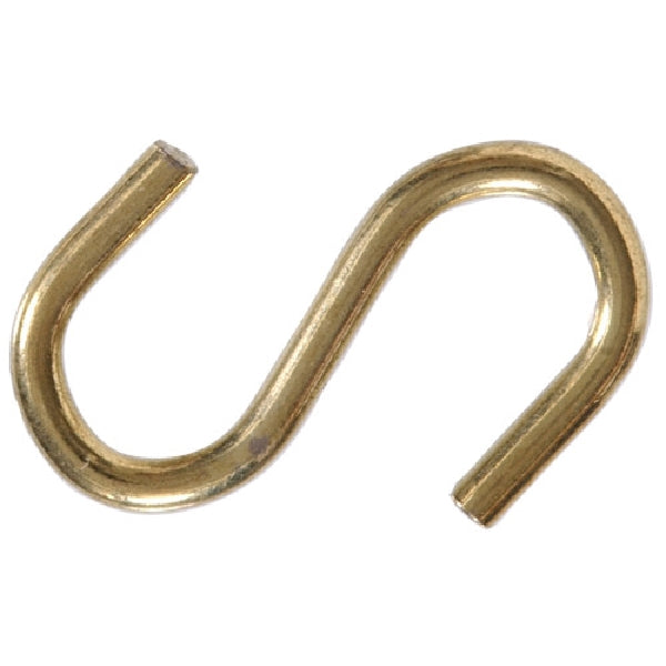 Hardware Essentials S-Hook Brass / .250X2_1/4