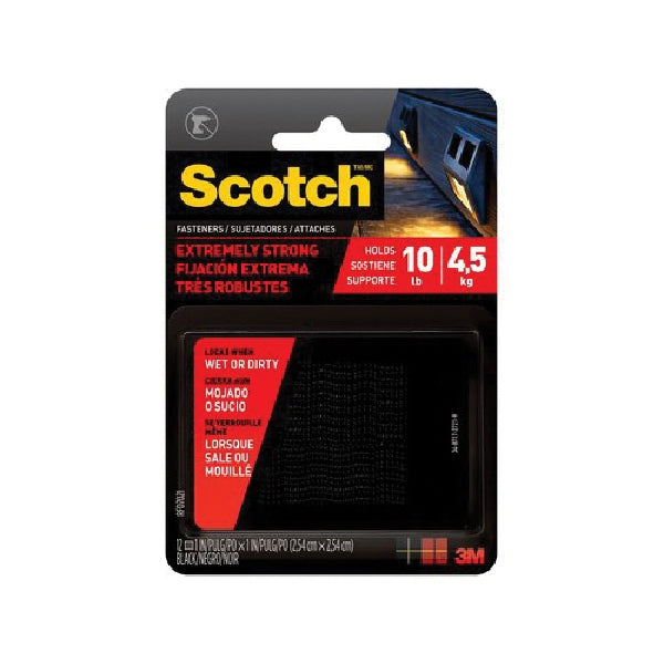 Scotch Extreme Fastener Black /  / 12CT