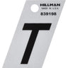 Hillman Angle-Cut Letter Black slv /  / 1_1/2IN