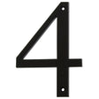 Distinctions Flush Mount House Number Charblk /  / 4IN