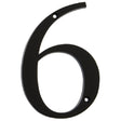 Distinctions Flush Mount House Number Charblk /  / 4IN