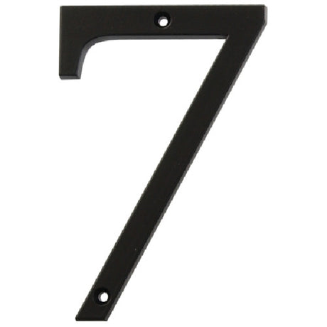 Distinctions Flush Mount House Number Charblk /  / 4IN