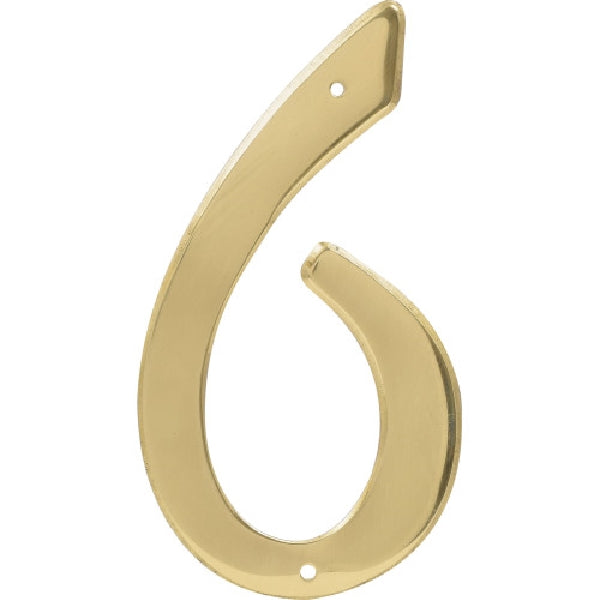 Hillman House Number Brass /  / 4IN