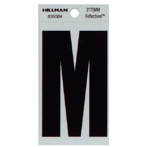 Hillman Letter Black slv /  / 3IN