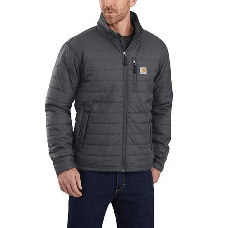 Carhartt Men's Rain Defender Relaxed Fit Light Weight Insulated Jacket hadow / REG / S