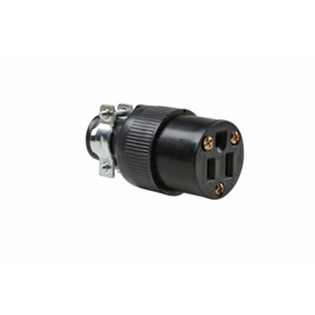 Pass & Seymour Plug and Connector Black / 15A