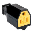 Pass & Seymour Plug and Connector Black / 15A