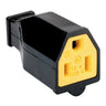 Pass & Seymour Plug and Connector Black / 15A
