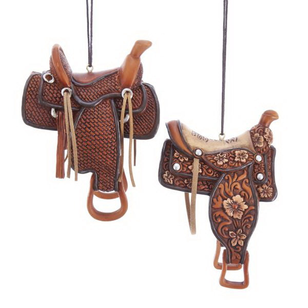 Kurt S Adler Western Saddle Ornament
